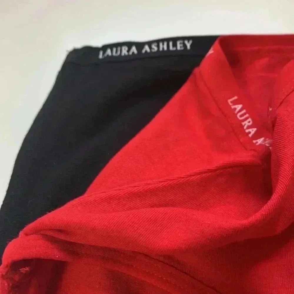Laura Ashley, NWOT, two pairs of underwear, one  red one black - Picture 5 of 5